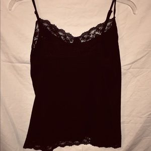 Lacy Black Camisole.
